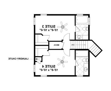 Upper Floorplan image of The Autumn Manor House Plan